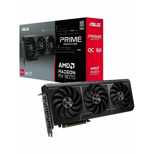 Видеокарта ASUS Prime Radeon RX 9070, 16ГБ, GDDR6, 256 бит, (90YV0LI1-M0NA00)