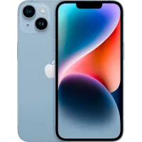 Смартфон Apple iPhone 14, 6 ГБ ОЗУ, 256 ГБ ПЗУ, nano SIM + eSIM, iOS 16, синий