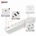 Умный удлинитель EKF с защитой от перегрузки Connect PRO с USB, Wi-Fi, Яндекс Алисой, Марусей, Салютом