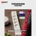 Умный удлинитель EKF с защитой от перегрузки Connect PRO с USB, Wi-Fi, Яндекс Алисой, Марусей, Салютом