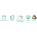Умная светодиодная лампочка Camelion Smart Home G45, RGBСW, Е27, Wi-Fi Умная светодиодная лампочка Camelion Smart Home G45, RGBСW, Е27, Wi-Fi