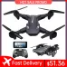 Visuo XS816 RC Drone 4K Professional с 50-кратным зумом WiFi FPV 4K Dual Camera Optical Flow Quadcopter